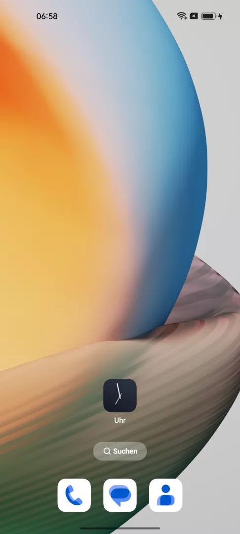Wecker-Schlummerdauer einstellen – Smartphone: Schritt 1 – Uhr-App (Oppo - ColorOS 12)