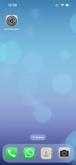 Flugmodus im Kontrollzentrum ein- und ausschalten – iOS 17: Schritt 1 – Kontrollzentrum öffnen