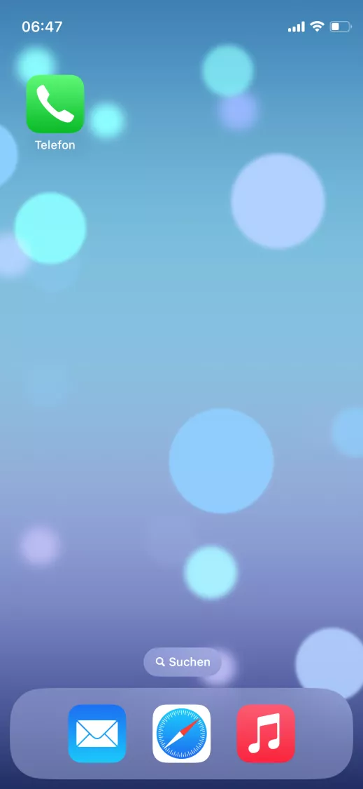 Kontakte: Favorit entfernen – iOS 17: Schritt 1 – Telefon-App öffnen