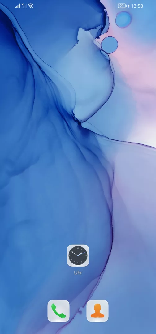 Wecker einstellen – EMUI 12: Schritt 1 – Uhr-App öffnen