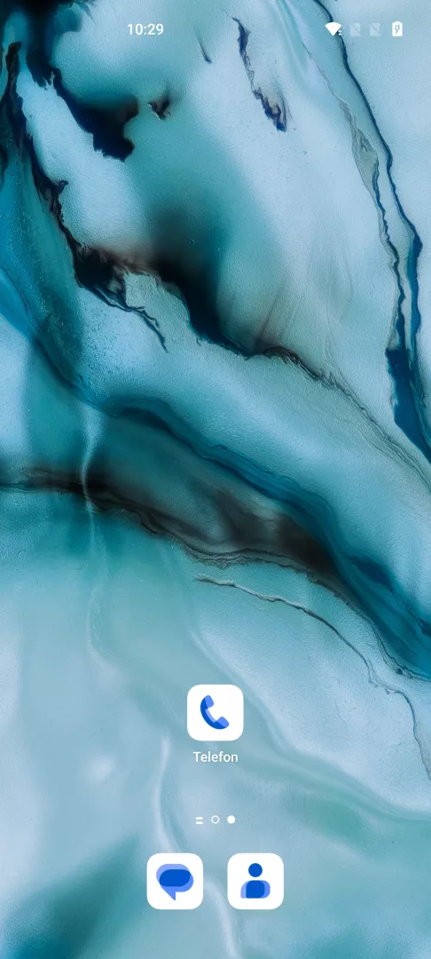 Ausgeblendete Apps anzeigen – Oxygenos 12: Schritt 1 – Telefon-App öffnen