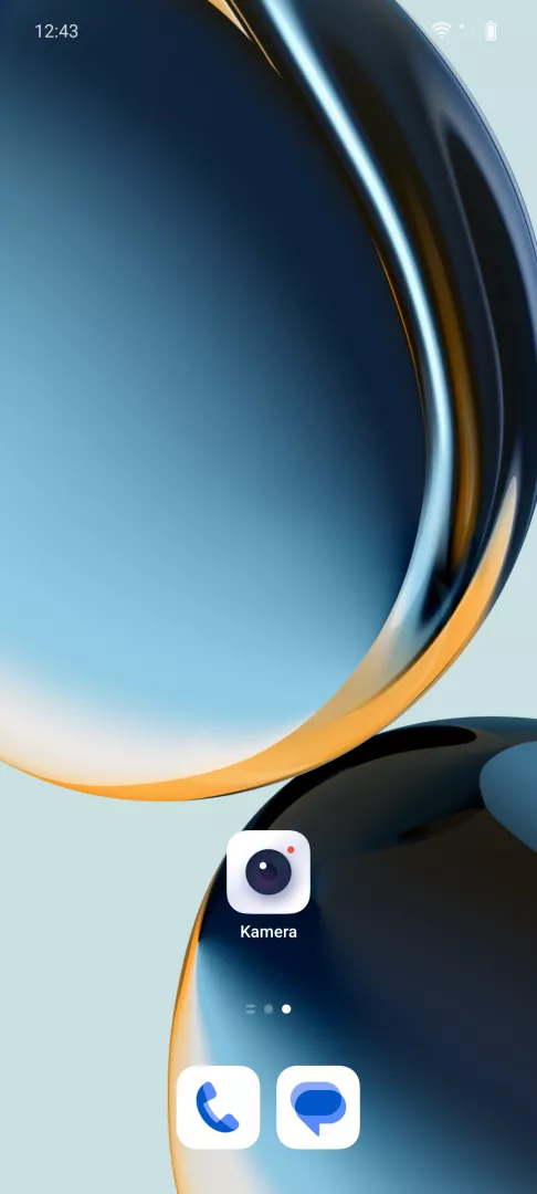 Kamera-App: Töne aktivieren oder deaktivieren – Oxygenos 14: Schritt 1 – Kamera-App öffnen