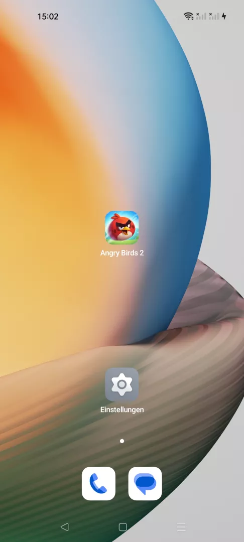 Startbildschirm: App verschieben – Coloros 13: Schritt 1 – App wählen