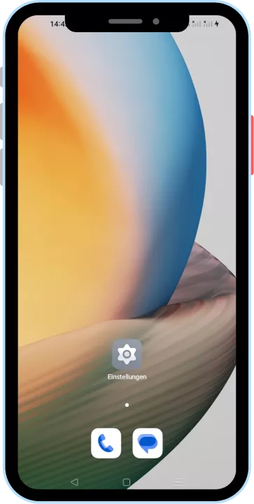 Neu starten – Coloros 13: Schritt 1 – Power-Taste