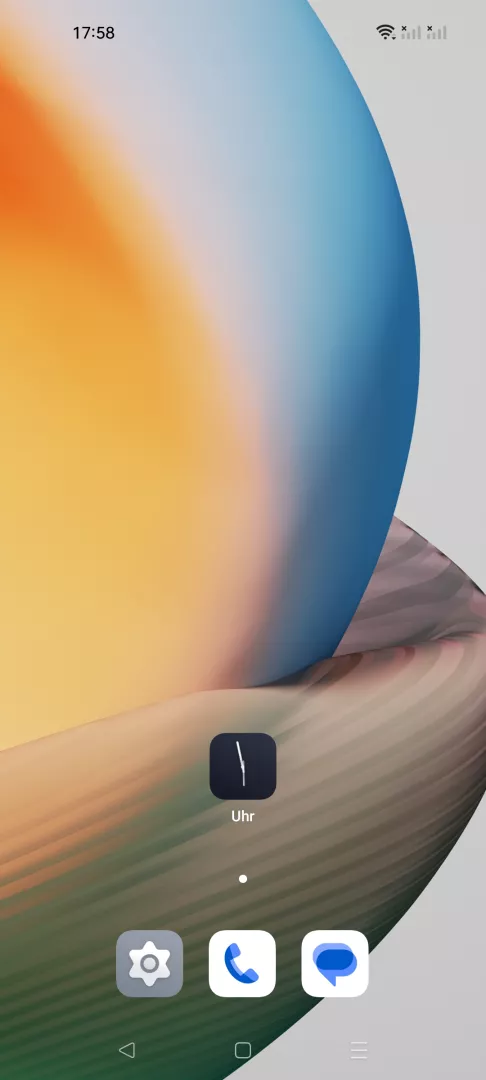 Uhr-App: Klingelton vom Wecker ändern – Coloros 13: Schritt 1 – Uhr-App