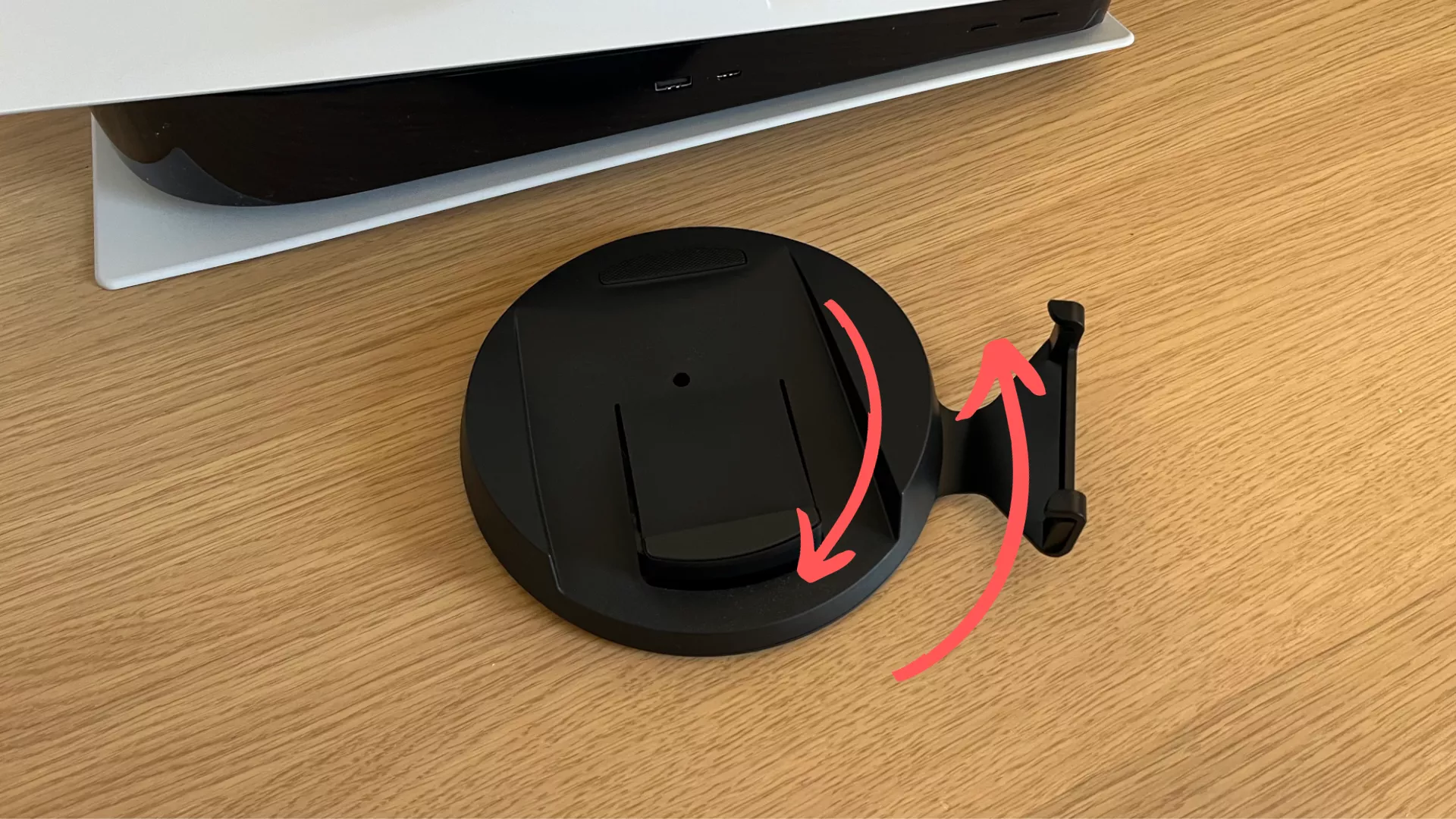PlayStation 5 horizontal aufstellen – Firmware 8: Schritt 1