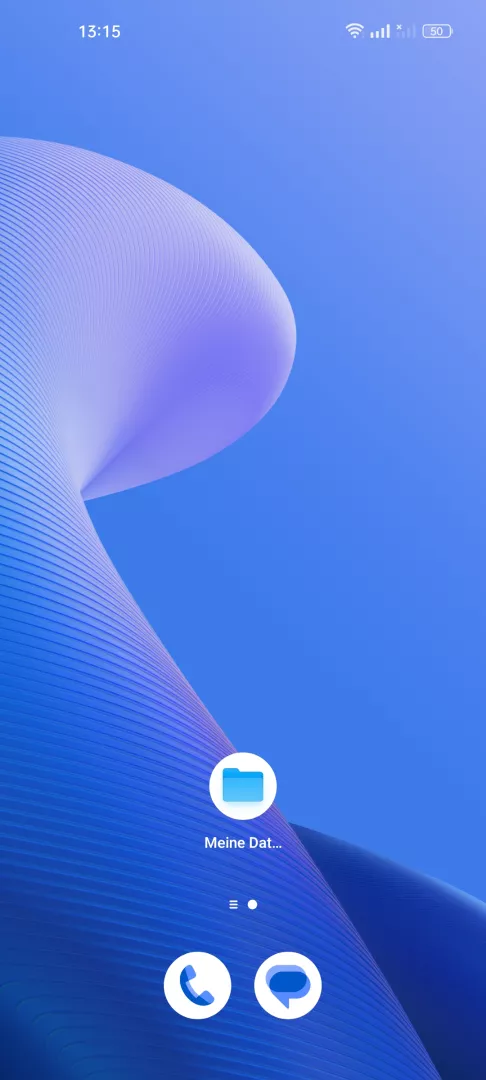 Dateien im Dateimanager löschen – Realme UI 3: Schritt 1 – Meine Dateien-App öffnen