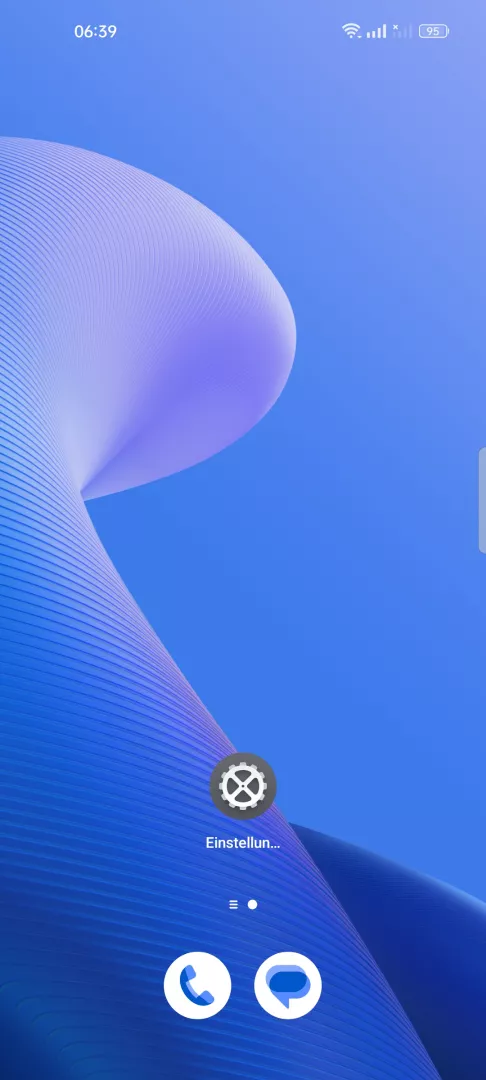 Smarte-Seitenleiste: Menü anpassen – Realme UI 3: Schritt 1 – Smarte-Seitenleiste öffnen