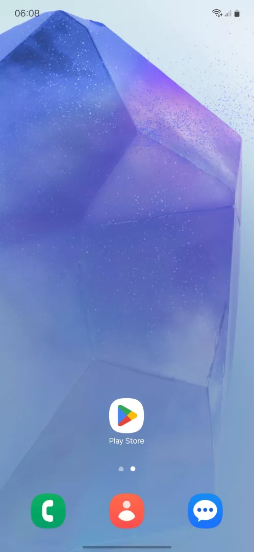 Automatische App-Updates aus dem Play Store einstellen – One UI 6: Schritt 1 – Play Store-App öffnen