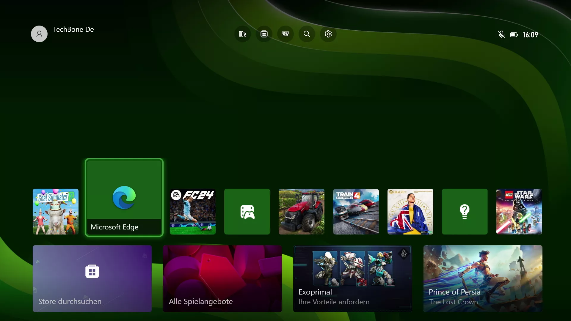 Benachrichtigungen: Einzelne ein-/ausschalten – Xbox Series S X: Schritt 1 – Einstellungen