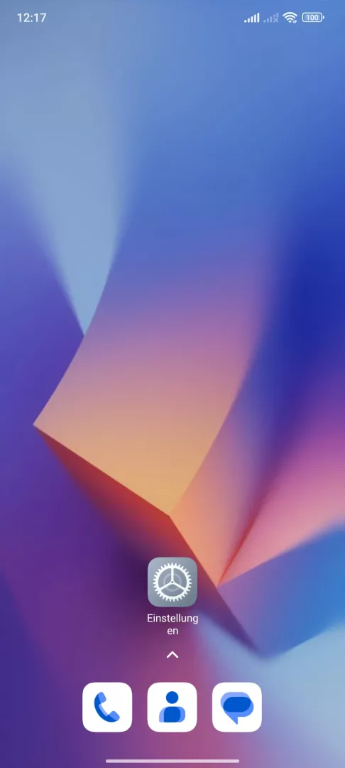 Funktion per Fingerabdrucksensor-Doppeltipp starten – MIUI 14: Schritt 1 – Einstellungen öffnen