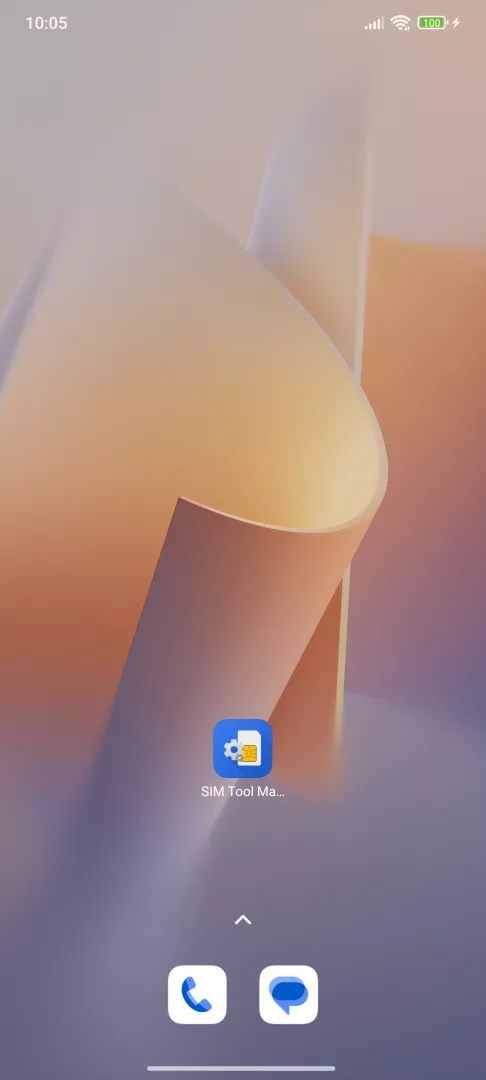 Kontakte auf SIM-Karte speichern – Hyperos 1: Schritt 1 – SIM Tool Manager öffnen