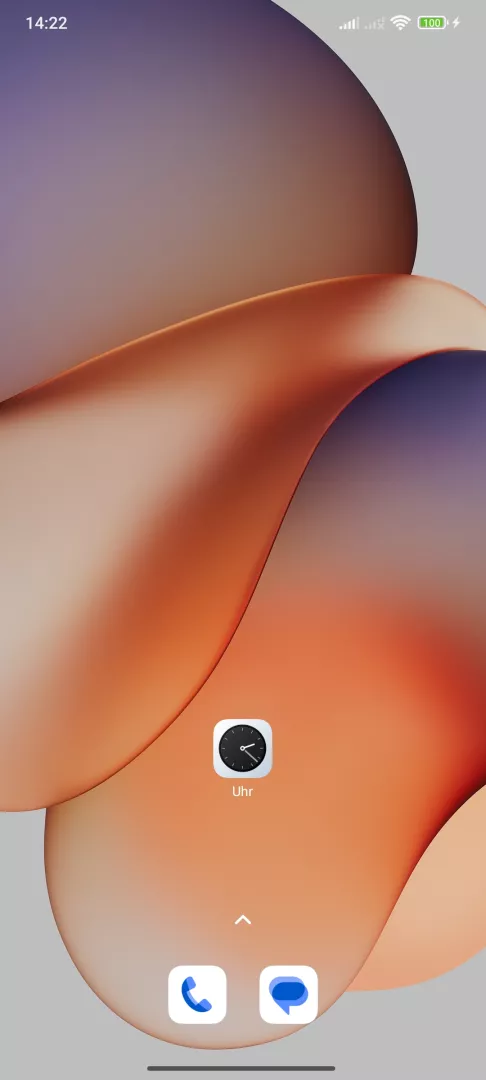 Wecker stellen – Hyperos 2: Schritt 1 – Uhr-App öffnen